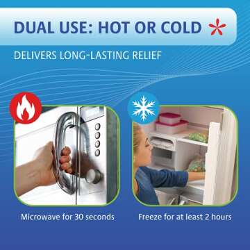 TheraPAQ Reusable Ice Packs - 14x11 Hot/Cold Gel for Hip, Shoulder, Knee, Back - Sports Therapy