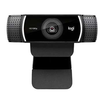Logitech HD C922 Pro Webcam for Streaming and Gaming