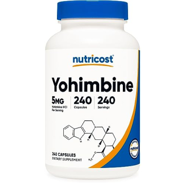 Nutricost Yohimbine HCl 5mg 240 Capsules - Energy Booster
