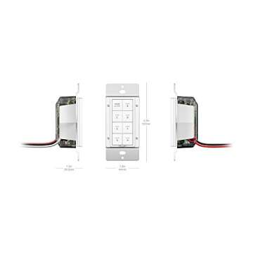Insteon Smart Dimmer 8-Button Keypad for Voice Control