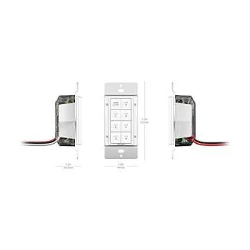 Insteon Smart Dimmer 8-Button Keypad for Voice Control