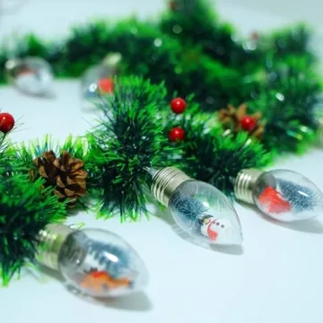 Battery Operated Christmas Garland with Lights