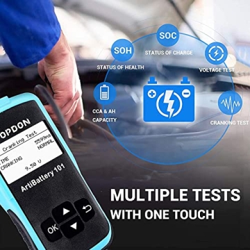 TOPDON AB101 Car Battery Tester 12V Load Analyzer