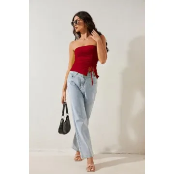 MISSACTIVER Strapless Tube Top - Chic & Comfortable