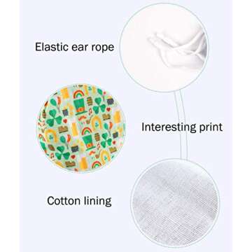 Kids St Patricks Day Masks | Reusable & Fun Designs