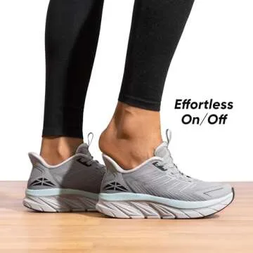 ALLSWIFIT Women's Slip On Walking Shoes Running Comfortable Tennis Breathable Non Slip Athletic Gym ...