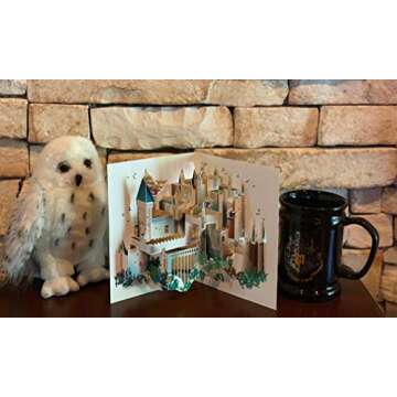 Shadywood Designs Experience the Magic of Harry Potter's Hogwarts Castle | The Perfect 3D Pop Up Greeting Card for any Harry Potter Fan envelope included