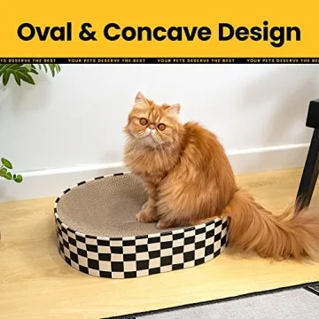 Conlun Cat Scratcher Lounge Bed for Happy Cats