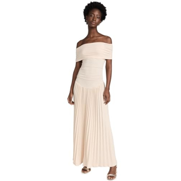 Lioness Women's Field of Dreams Maxi Dress, Oatmeal, Off White, XS