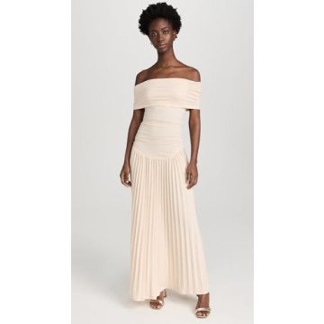 Lioness Field of Dreams Maxi Dress Elegant Off Shoulder