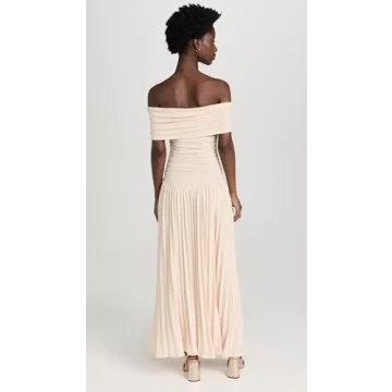 Lioness Field of Dreams Maxi Dress Elegant Off Shoulder