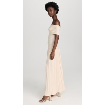 Lioness Field of Dreams Maxi Dress Elegant Off Shoulder