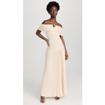 Lioness Field of Dreams Maxi Dress Elegant Off Shoulder