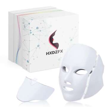 LED Face Mask Light Therapy for Acne & Skin Rejuvenation