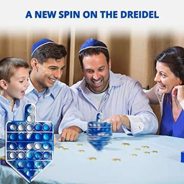 Chanukah Poppit Dreidel Fidget Toy for All Ages