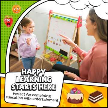 HORIECHALY Scratch & Sniff Stickers - 48 Sheets, 12 Scents, Cute Fruit Stickers for Kids, Teachers & Classroom Rewards