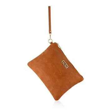 Itzy Ritzy Clutch, Cognac