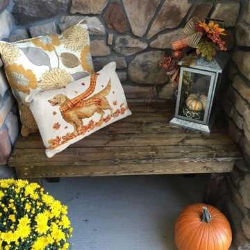 Fall Pillow Cover for Autumn Decor - 12x20 Inch
