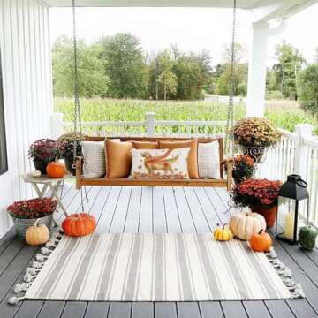 Fall Pillow Cover for Autumn Decor - 12x20 Inch