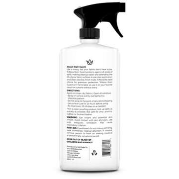 TriNova Non-Aerosol Stain Guard - Fabric Protection Spray for Upholstery, Carpet, Rugs and More to protect from liquid stains (18 fl oz)
