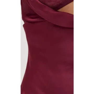 Lioness Women's Delilah Top in Elegant Burgundy Red