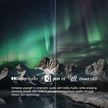 FPD 43-inch Smart TV Google TV 1080p Full HD with Google Play and Chromecast Built-in, HDR 10, Dolby...