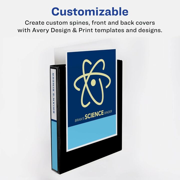 Avery Two-Tone Durable View Binder 1.5 Inch Rings