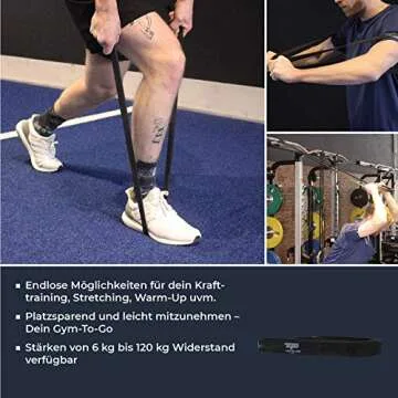 Perform Better Exercise Superband, Black, 1"