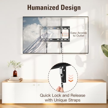 Universal Tilting TV Mount for 26-60 Inch TVs Up to 88 LBS