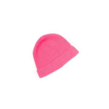 Dalle Piane Cashmere - Hat 100% cashmere - Made in Italy - Woman, Color: Fuxia, One size