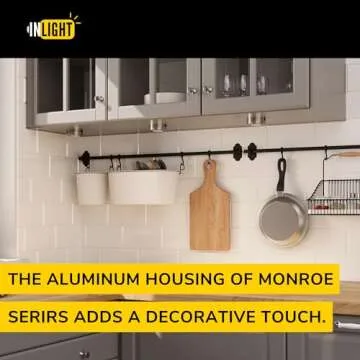 GETINLIGHT 2.75" Wide 4000K Swivel and Dimmable Wired LED Puck Lights Kit, Plug-in or Hardwired Installation, Recessed or Surface Mounted, White Finished, Set of 3, IN-0107-3-40