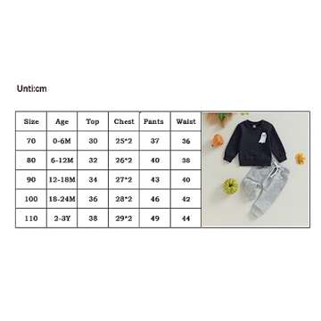 Merqwadd Baby Boy Halloween Sweatsuit Outfits Ghost Boo Sweatshrit Jogger Pants Fall Winter Clothes