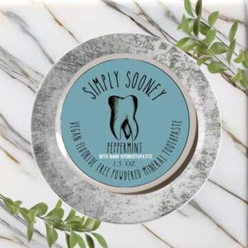 Simply Sooney Remineralizing Vegan Mineral Tooth Powder