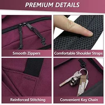 VX VONXURY Lightweight Travel Backpack for Everyone