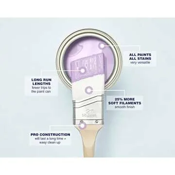 Zibra Palm Pro Trim Brush for Effortless Precision