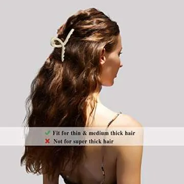 Stylish Nalodu Hair Claw Clips - Perfect for All Hair Types