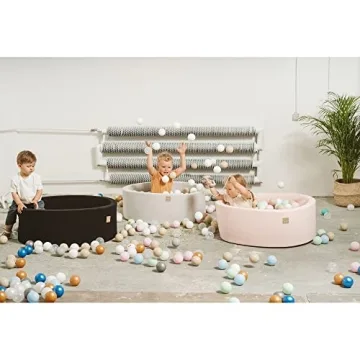 MEOWBABY Foam Ball Pit Ideal for Kids Fun & Safety