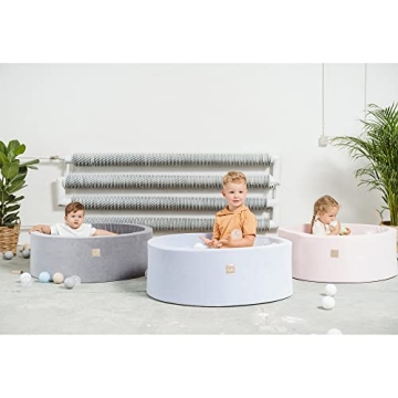 MEOWBABY Foam Ball Pit Ideal for Kids Fun & Safety