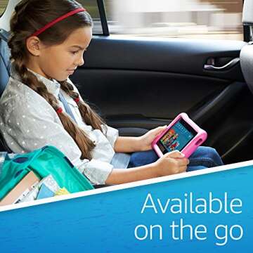 Fire 7 Kids Edition Tablet, 7" Display, 16 GB, Blue Kid-Proof Case - (Previous Generation - 7th)