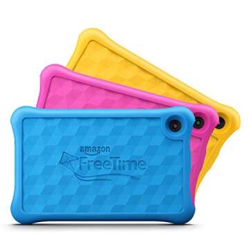 Fire 7 Kids Edition Tablet, 7" Display, 16 GB, Blue Kid-Proof Case - (Previous Generation - 7th)