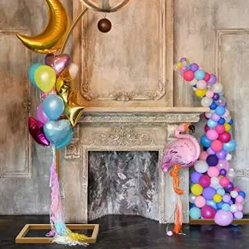 Elegant Wedding Arch Backdrop Stand with Balloon Sets