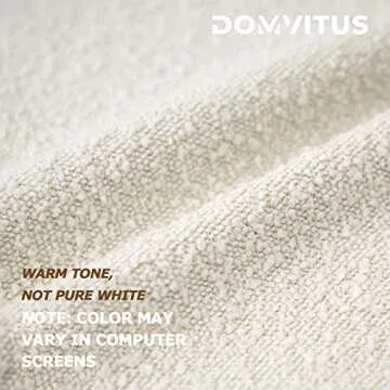 DOMVITUS Boucle Pillow Covers Luxury Soft Cushion Cases