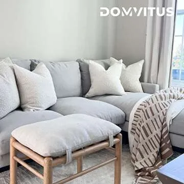 DOMVITUS Boucle Pillow Covers Luxury Soft Cushion Cases