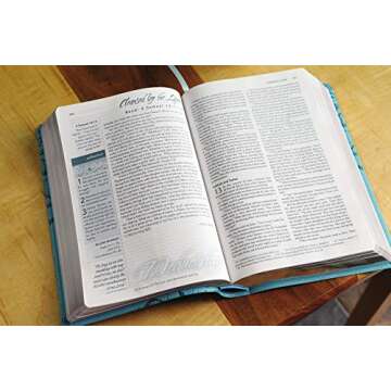 NIV Women’s Devotional Bible - Large Print, Teal Leathersoft