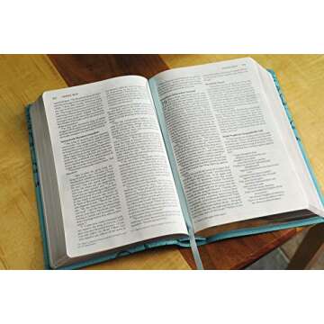 NIV Women’s Devotional Bible - Large Print, Teal Leathersoft