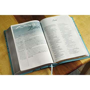 NIV Women’s Devotional Bible - Large Print, Teal Leathersoft