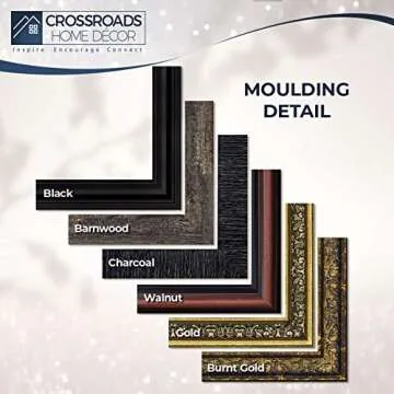 Crossroads Home Décor Patriotic Harley Motorcycle Wall Art, American Flag for Davidson Riders, It's Not the Destination Unique Motorcycle Wall Decor, 7860BW