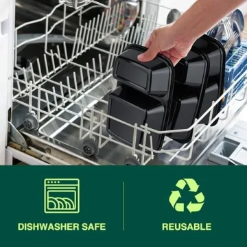 Glotoch Meal Prep Containers - 50 Pack Reusable 32 oz