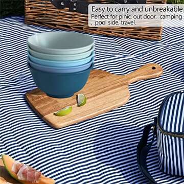 Unbreakable Wheat Straw Bowls – Eco-Friendly Cereal Bowls