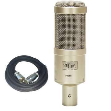 Heil Sound PR40 Dynamic Microphone - Unmatched Quality with FREE 20' XLR Cable